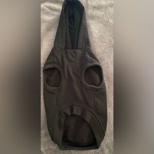 Frisco XS Black Dog Sweatshirt with a hoodie and pocket